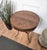 Vintage Italian Round Walnut Side Table, 1930s For Sale - Image 6 of 9