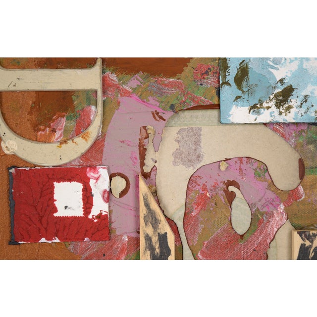 2000 - 2009 Assemblage #4 (Letters, Glass Slides, and Wood) by Michael Pauker For Sale - Image 5 of 7