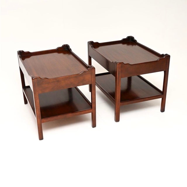 Antique Georgian Side Tables, 1950, Set of 2 For Sale - Image 4 of 11