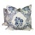 Schumacher "Marella" in Delft 22" Pillows-a Pair For Sale
