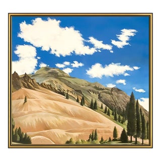 1975 Animas Valley, Colorado II Oil Painting Lowell Nesbitt For Sale