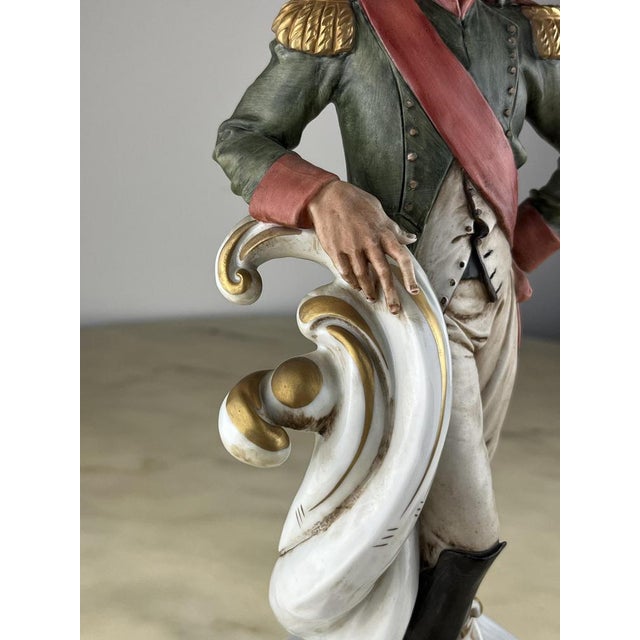 Italian Napoleon Figurine in Porcelain and Bronze, 1990 For Sale - Image 12 of 16
