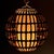 Vintage Rattan Lantern, 1970s For Sale - Image 10 of 11