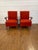 Vintage set of 2 Relax chairs by Drevovyroba-Modra, 1950 with original ,in very good condition upholstery, 1960-1970 Dims:...
