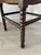 Vintage Corner Chair in Turned Wood with Straw Seat, 1940s For Sale - Image 11 of 12