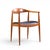 Johannes Hansen Hans Wegner for Johannes Hansen Mid Century Danish Teak the Chair - Set of 8 For Sale - Image 4 of 11