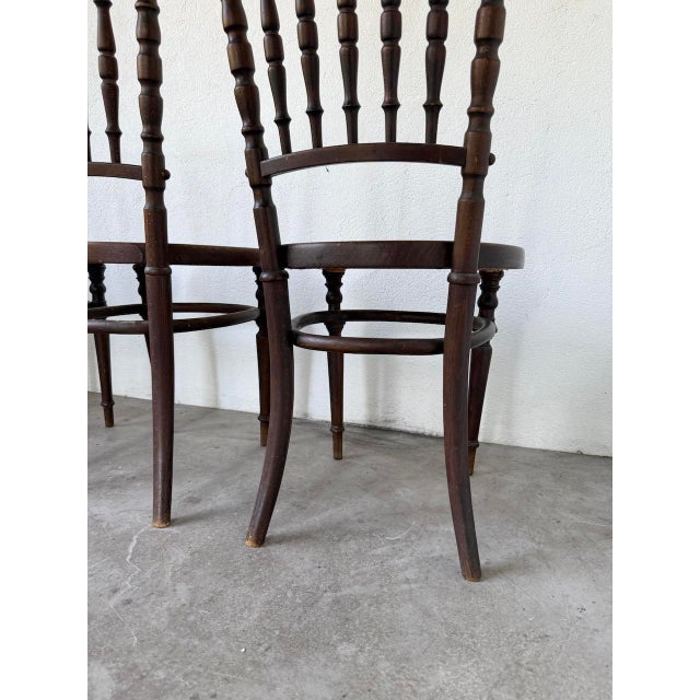 Fischel Cane Bistro Chairs, 1890s, Set of 4 For Sale - Image 17 of 18