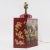 Vintage Colorful Hand-Painted Autumn Squirrel Hexagonal Tea Can Table Lamp For Sale In New York - Image 6 of 11