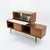 Atomic Style Vintage Mid Century Modern Two Piece Bar Cabinet Sliding Buffet C. 1960s For Sale In New York - Image 6 of 8