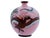 Antique Meiji Japanese Cloisonne Pink Enamel Goldstone Vase Dragons For Sale - Image 4 of 6