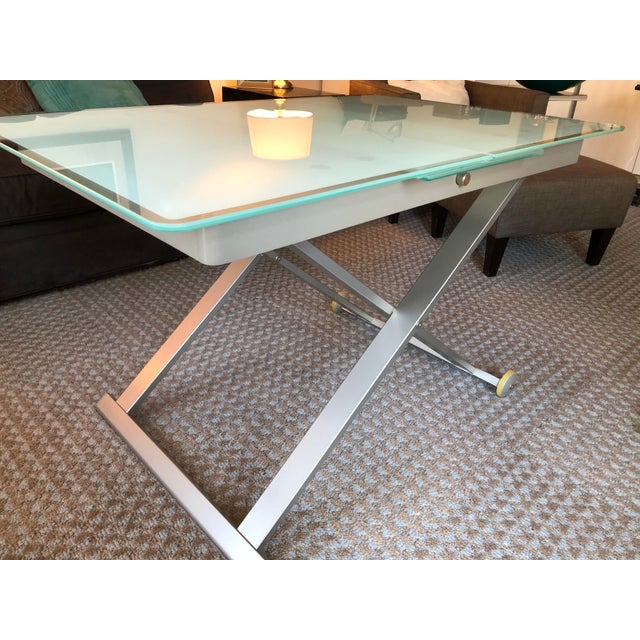 Italian Modern Adjustable Extendable Glass Coffee/Dining ...