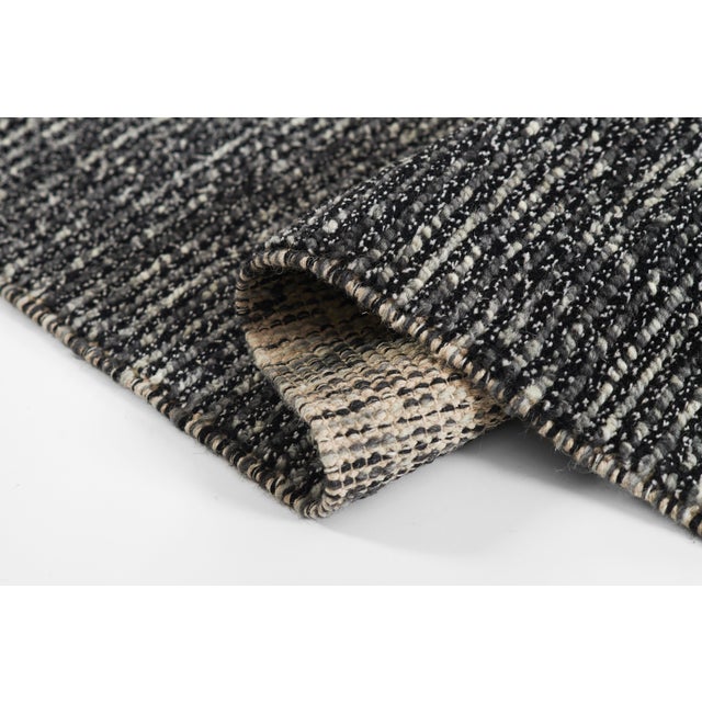 Momeni Jax Charcoal Hand Woven Area Rug 3'6" X 5'6" For Sale - Image 9 of 10