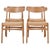 CH23 Oak Dining Chairs with Woven Seats by Hans J. Wegner for Carl Hansen & Søn, 1960s, Set of 4 For Sale - Image 12 of 12
