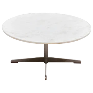 Mid-Century Marble Round Coffee Table, 1960s