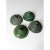 Set of 4 Vintage Green Enamel Pendant Light Shades For Sale - Image 6 of 11