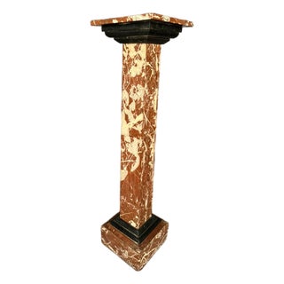 French Marble Pedestal, Circa 1870 For Sale
