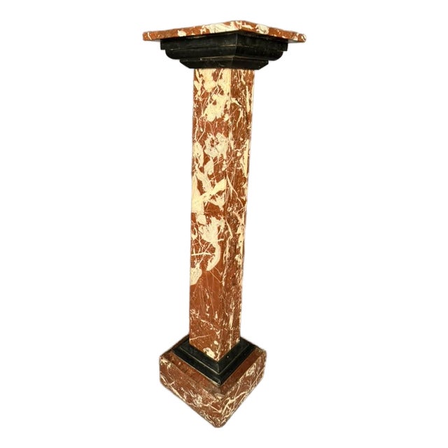French Marble Pedestal, Circa 1870 For Sale