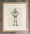 Contemporary Vintage Framed Skeleton Study on Paper For Sale - Image 3 of 12
