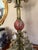 Neo Classical Brass Table Lamp With Lucite Base For Sale - Image 4 of 6