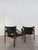 Couple of Scandinavian midcentury modern design armchairs Sirocco model designed by Arne Norell and manufactured by Arne...