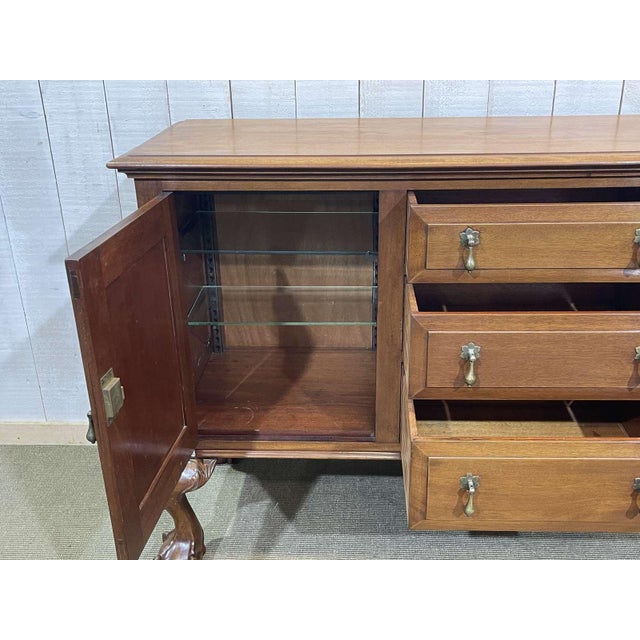 Early 20th Century English Mahogany Sideboard For Sale - Image 16 of 18