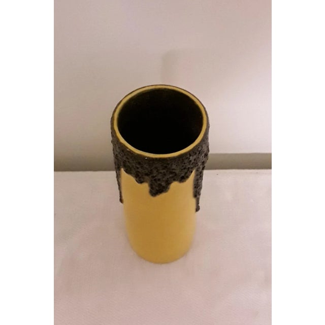 Vintage Yellow Ceramic Fat Lava Vase from Scheurich, 1960s, in Very Good conditions. Designed 1960 to 1969 This piece has...