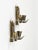 Gio Ponti Mid-Century Sconces in Brass and Glass in the style of Gio Ponti, Italy, 1950s For Sale - Image 4 of 17