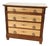 Chest of Drawers in Wood and White Marble, 1950s For Sale