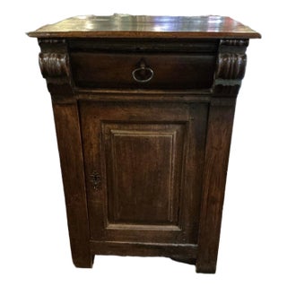 French Walnut One Door Buffet, Circa 1860-1880 For Sale