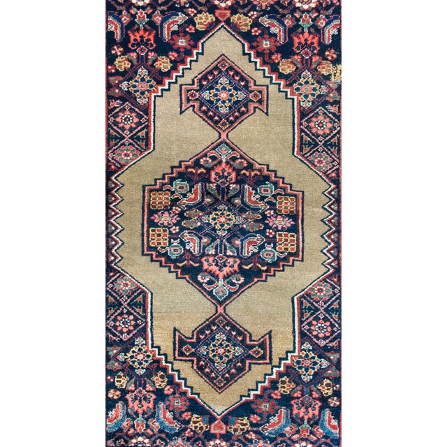 Persian Early 20th Century Persian Malayer Rug For Sale - Image 3 of 16