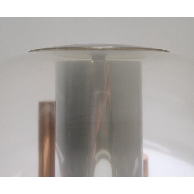 Murano Glass Globe Table Lamp from Selenova Italy, 1960s For Sale - Image 5 of 8
