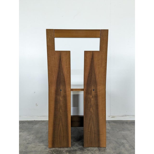 Loto Spa Italian Chairs in American Walnut, Set of 8 For Sale - Image 6 of 14