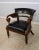 Traditional 1980s Maitland Smith Set of 4 Empire Style Barrel Back Leather Club Chairs For Sale - Image 3 of 18