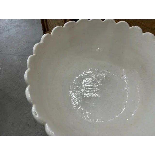 Red Vintage Large Ceramic Ladybug Planter For Sale - Image 8 of 9