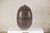 Large Artisan Ceramic Vase with Fine Linear Decoration in Brown and Cream For Sale - Image 9 of 16
