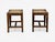 Wood Pierre Jeanneret, Rectangular Low Stools, Teak, Cane, Chandigarh, India, 1960s For Sale - Image 7 of 10