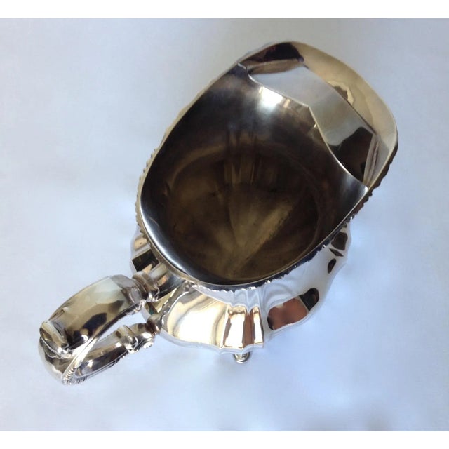 Vintage C.1970's Silver Plate Towle Silversmith Co. Large Water Carafe For Sale - Image 10 of 11