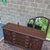 1980s Ethan Allen Georgian Court Solid Cherry 8 Drawer Low Dresser & Trifold Mirror (11-5223) For Sale - Image 9 of 18