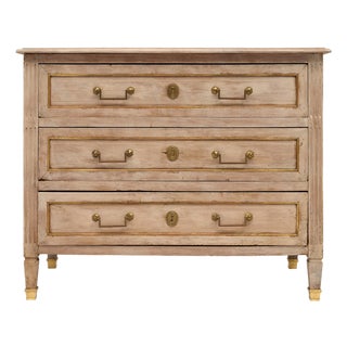 French Antique, Louis XVI Period Chest of Drawers, Painted For Sale