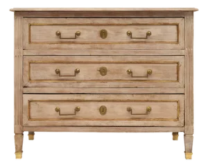French Antique, Louis XVI Period Chest of Drawers, Painted