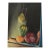 Vintage Unframed Moody Still Life Painting on Board For Sale