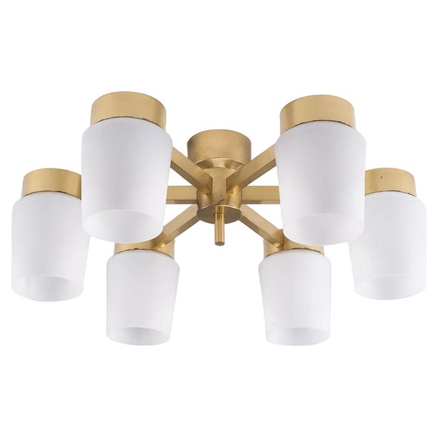 Swedish Ceiling Lamp attributed to Fagerhults, 1960s For Sale