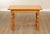 Wood Vintage Custom Crafted Oak Trestle Table For Sale - Image 7 of 13