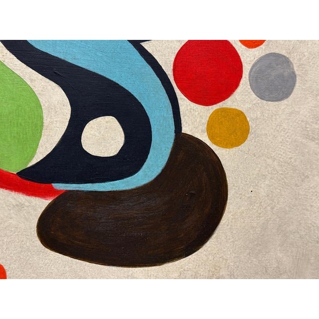 Gary Janis 2024 Abstract in a solid Walnut Frame For Sale - Image 11 of 12