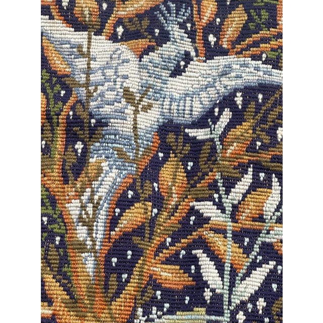 Mid-Century French Needlepoint Aubusson Medieval Tapestry, 1970s For Sale - Image 14 of 18