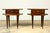 Art Deco Pair of French Art Deco Rosewood Nightstands, 1930s For Sale - Image 3 of 15