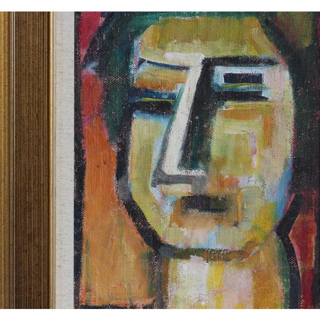 Hidden Portraits IX, 1980s, Acrylic on Canvas, Framed For Sale - Image 4 of 11