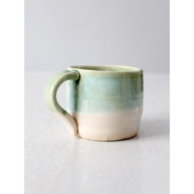 Late 20th Century Vintage Studio Pottery Mug For Sale - Image 5 of 12