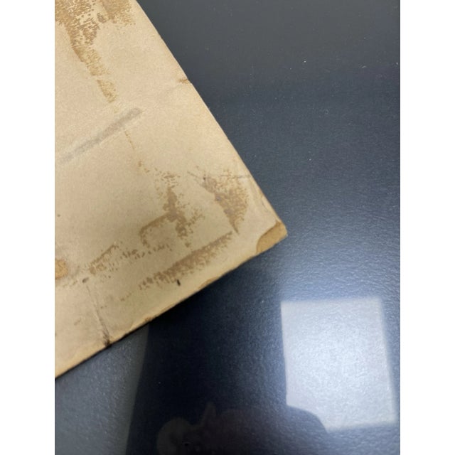 1960s Jose Maria De Servin Original Midcentury Mexican Folk Art Painting, Sombrero + Watermelon For Sale - Image 10 of 11