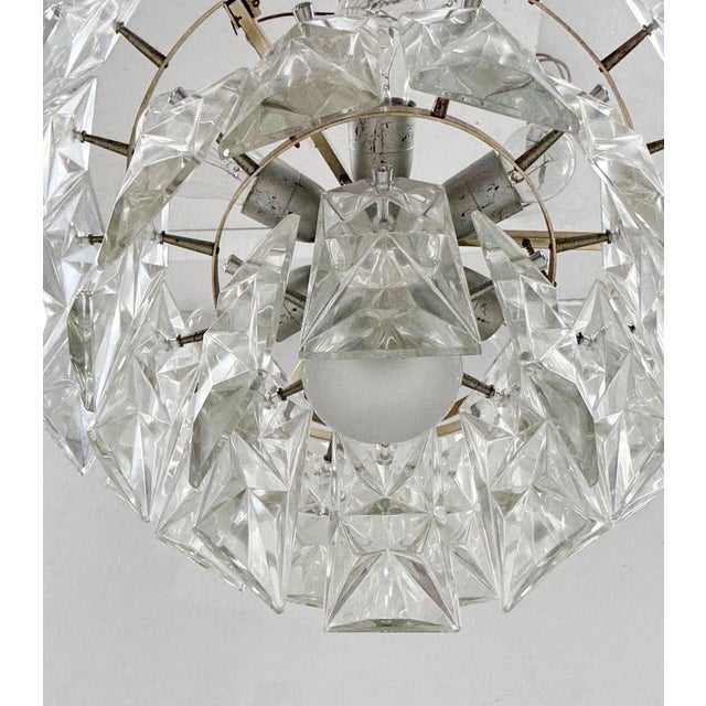 Mid-Century Chandelier from Kinkeldey, Germany, 1970s For Sale - Image 12 of 18